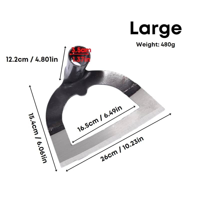 HolloHoe® 2.0 – Unkrauthacke aus gehärtetem Stahl