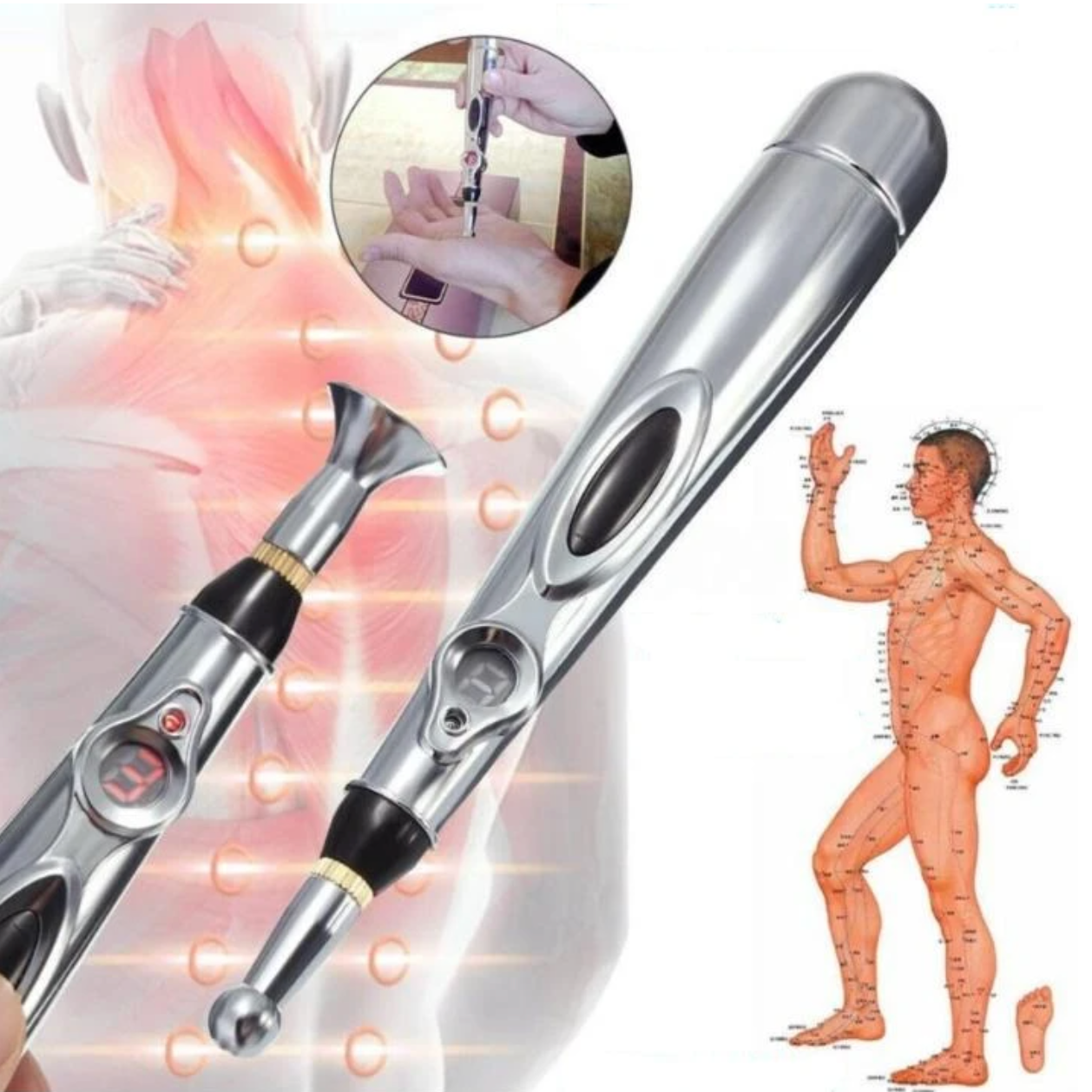 FysioPro Akupunktur Pen | Elektronische Schmerzlinderung ohne Nadeln