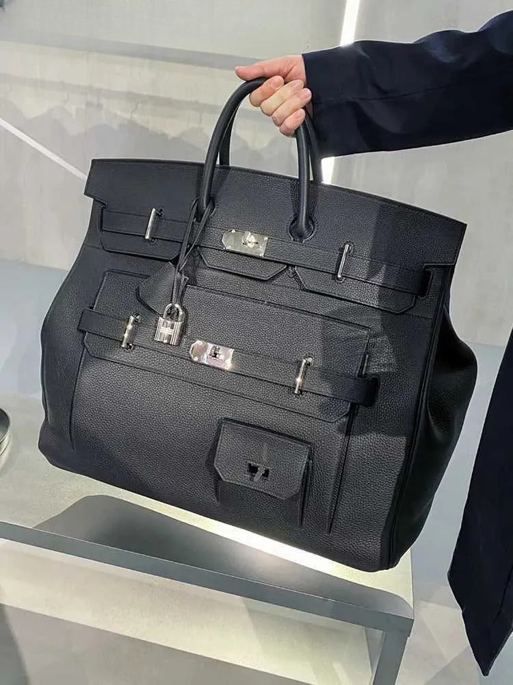 H-40 Herren-Tasche – Canvas & Echtleder für Alltag & Reise