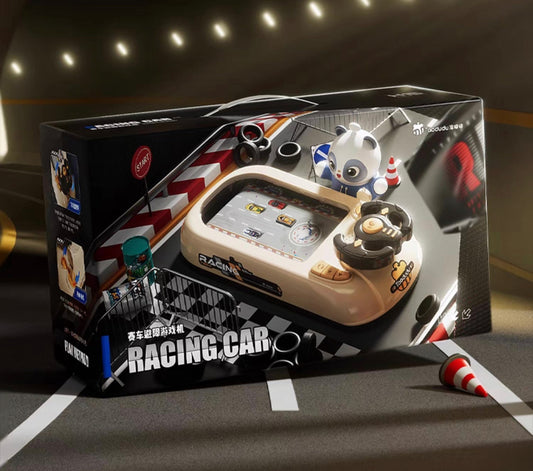 Steering wheel simulation vehicle toy