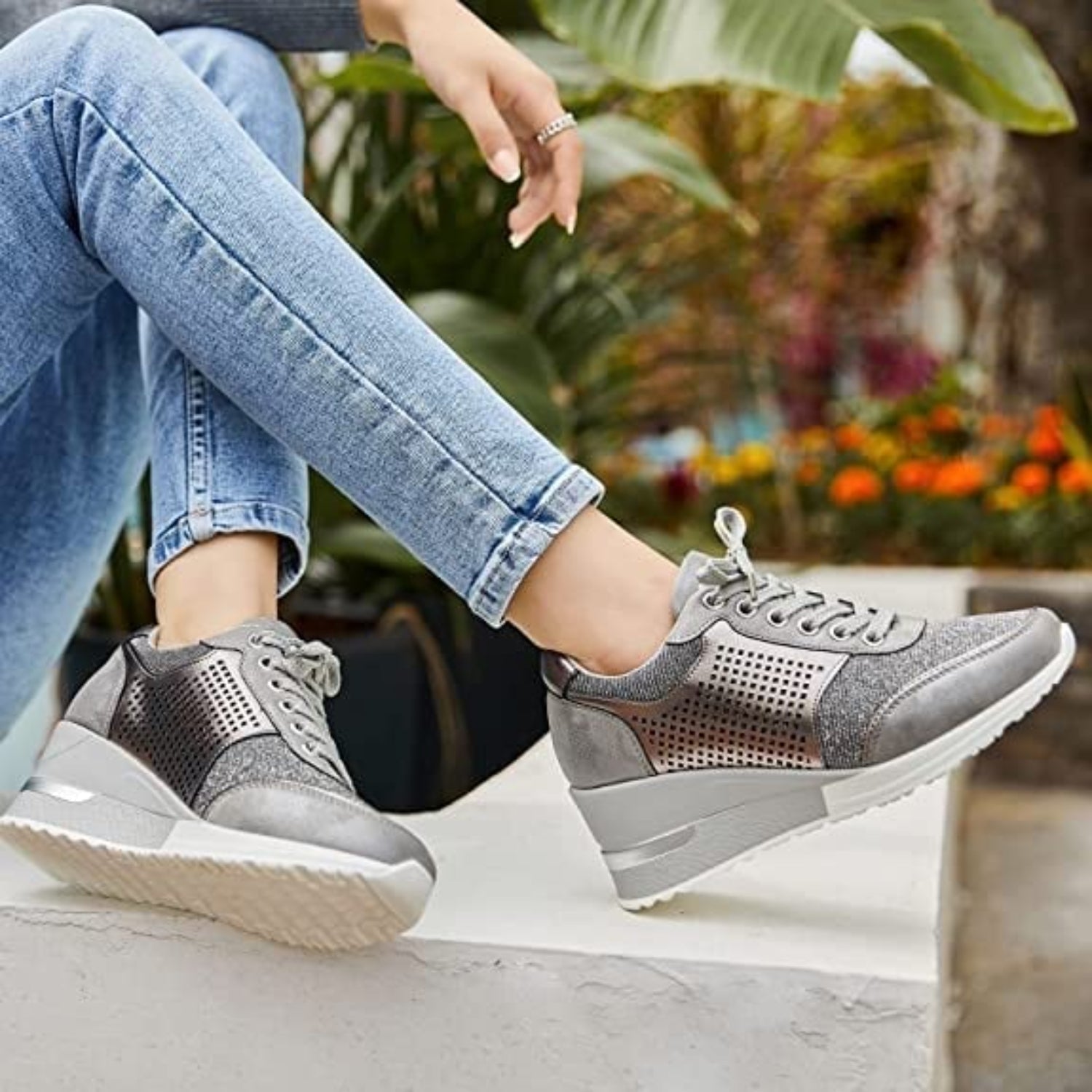 Wedge Sneakers- Erhöhe deinen Stil mit Komfort!