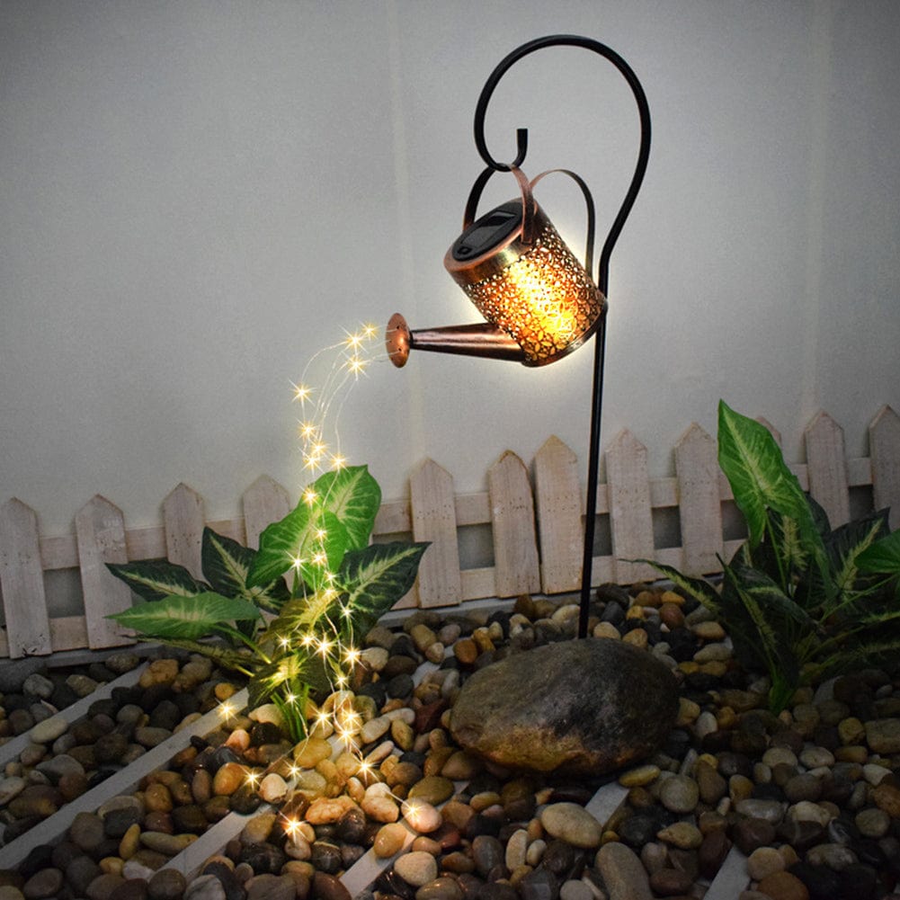SOLARBETRIEBENE LED-GIESSKANNE
