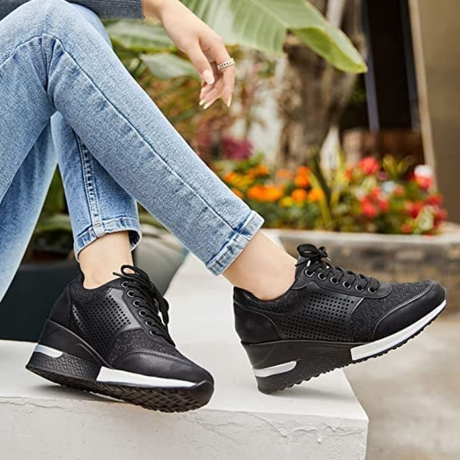 Wedge Sneakers- Erhöhe deinen Stil mit Komfort!