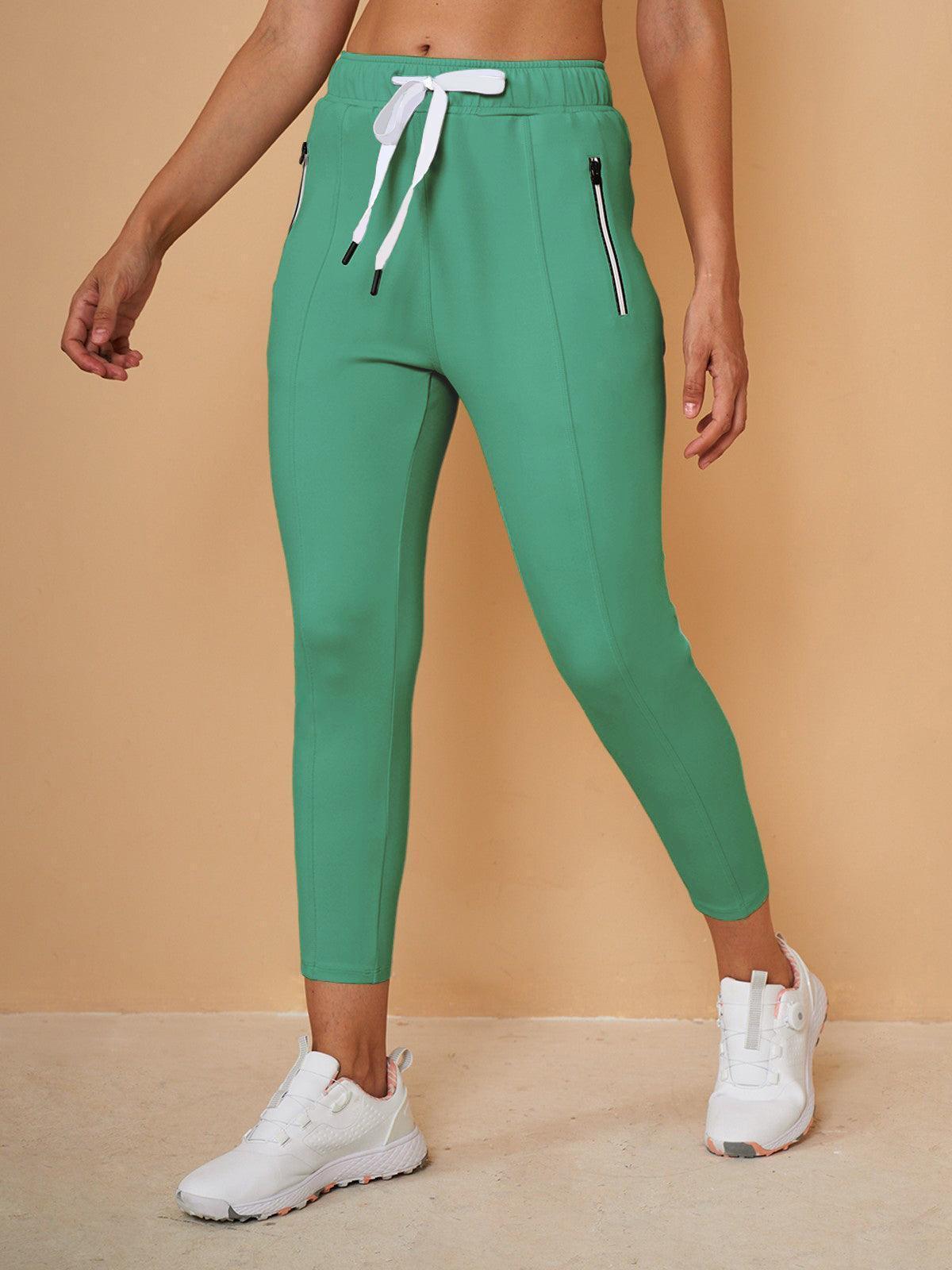Basic Joggingcaprihosen mit Kordelzug