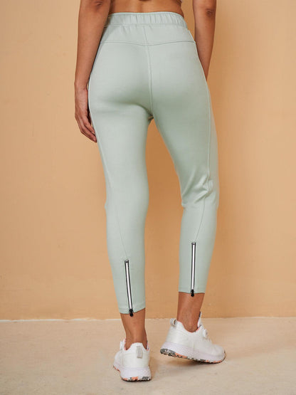 Basic Joggingcaprihosen mit Kordelzug