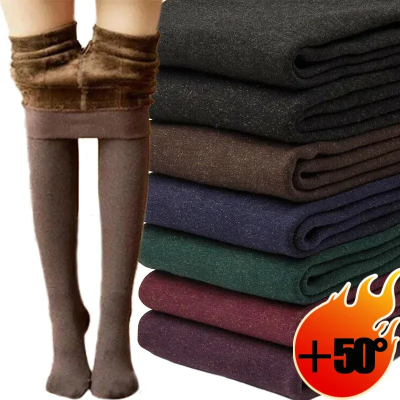 Leggings thermo d'hiver en velours