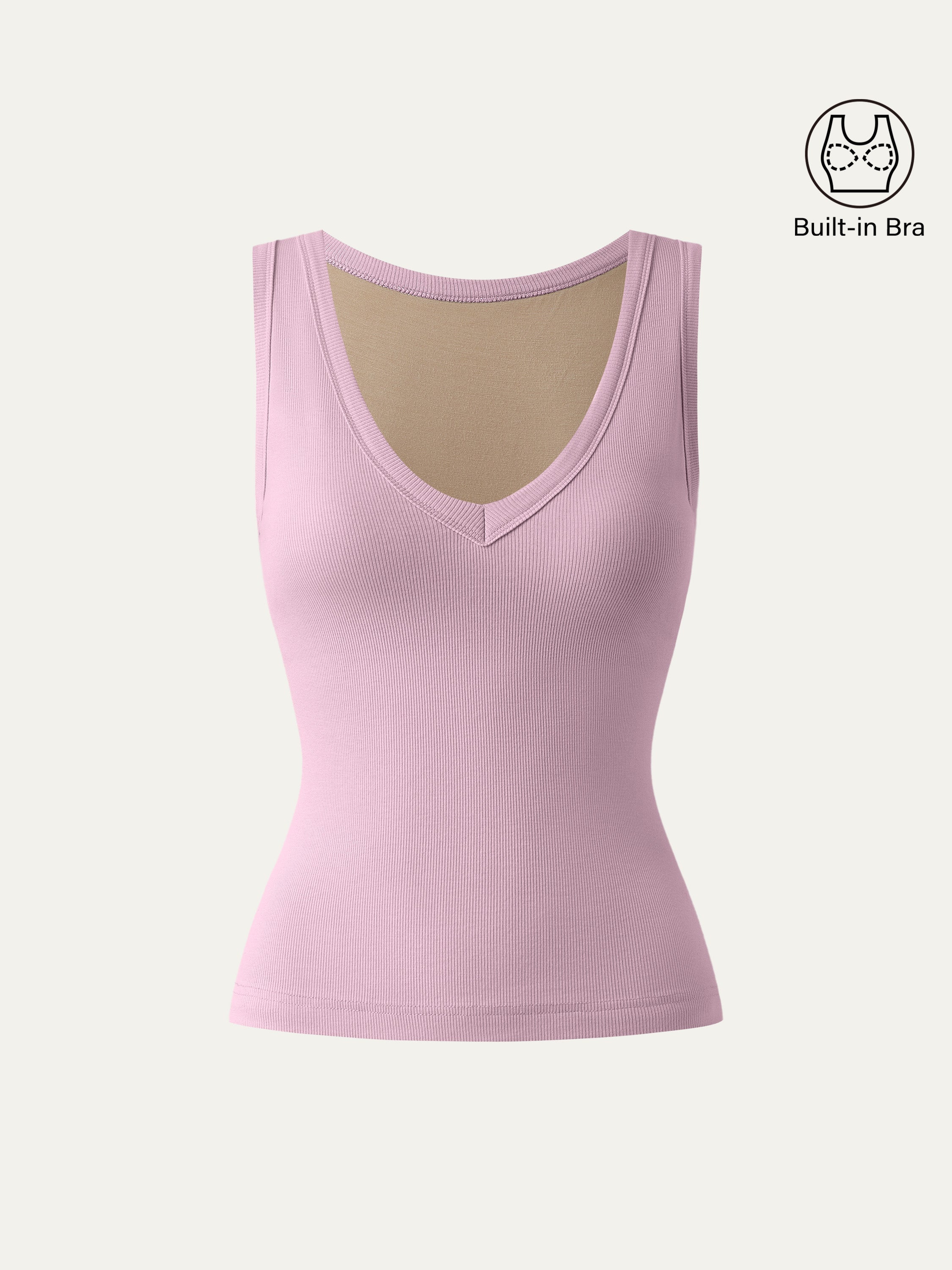 Dehnbare V-Ausschnitt Baumwoll Neue Luftige Brami Tanktop