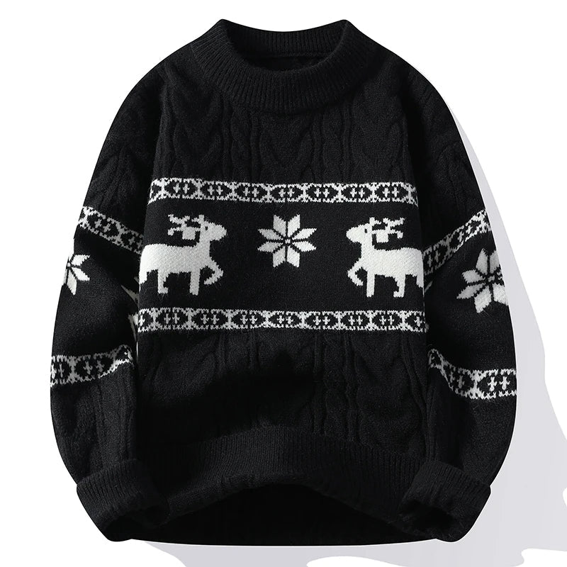 Pull de Noël avec un motif de cerf