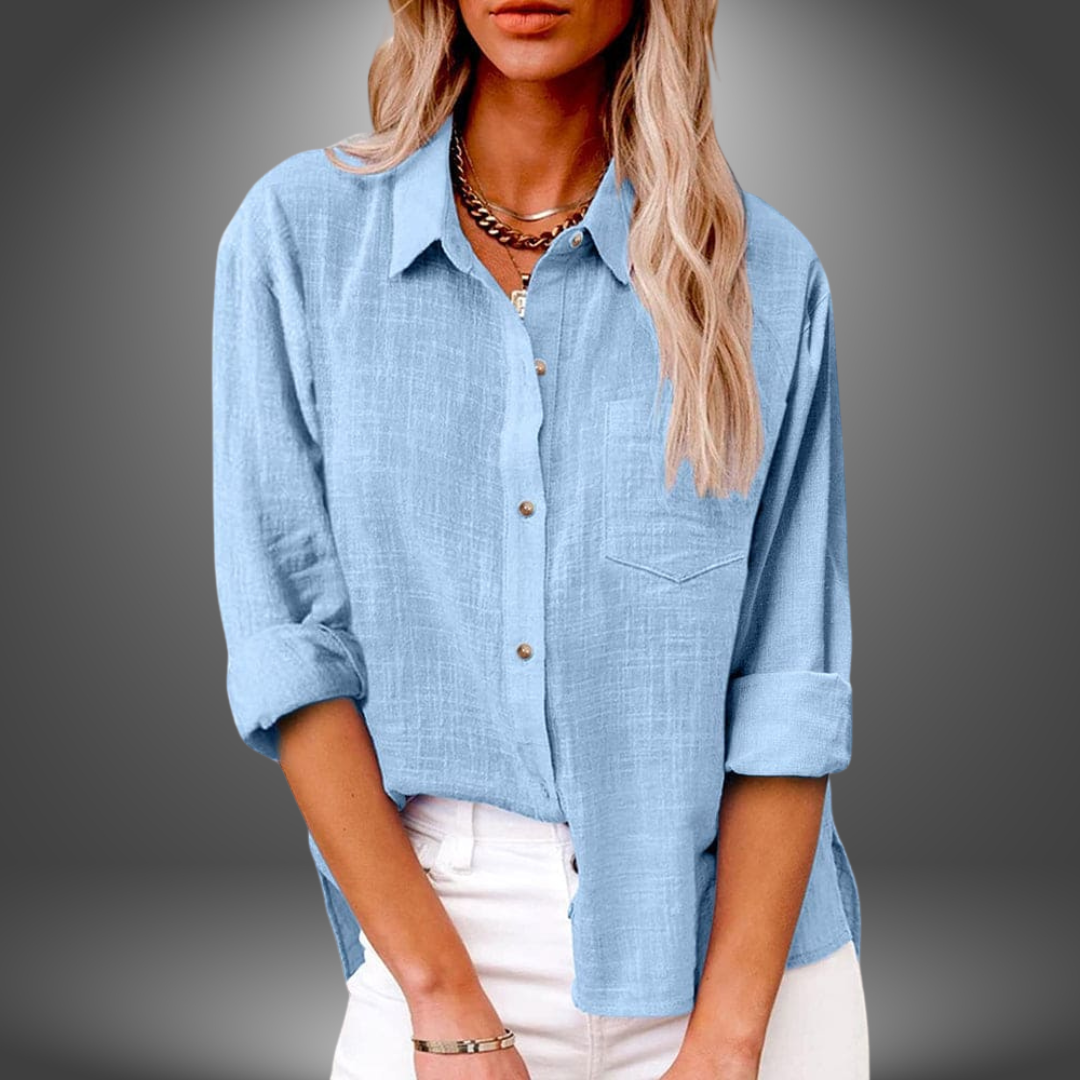 Premium Leinenbluse