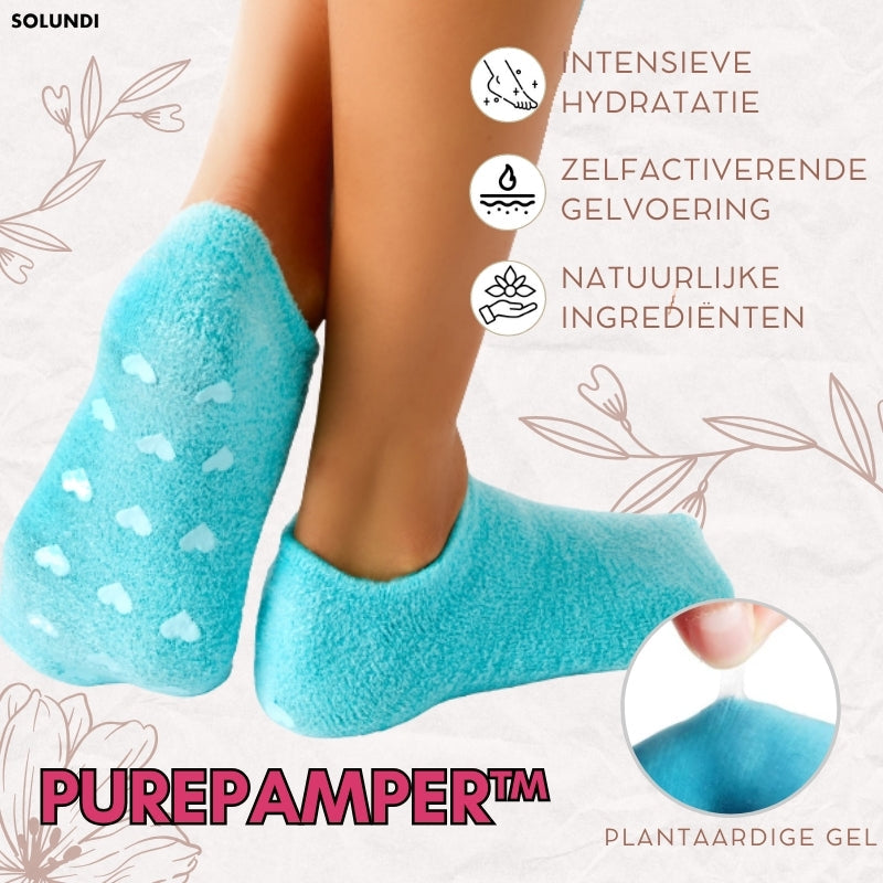 Chaussettes en gel hydratant