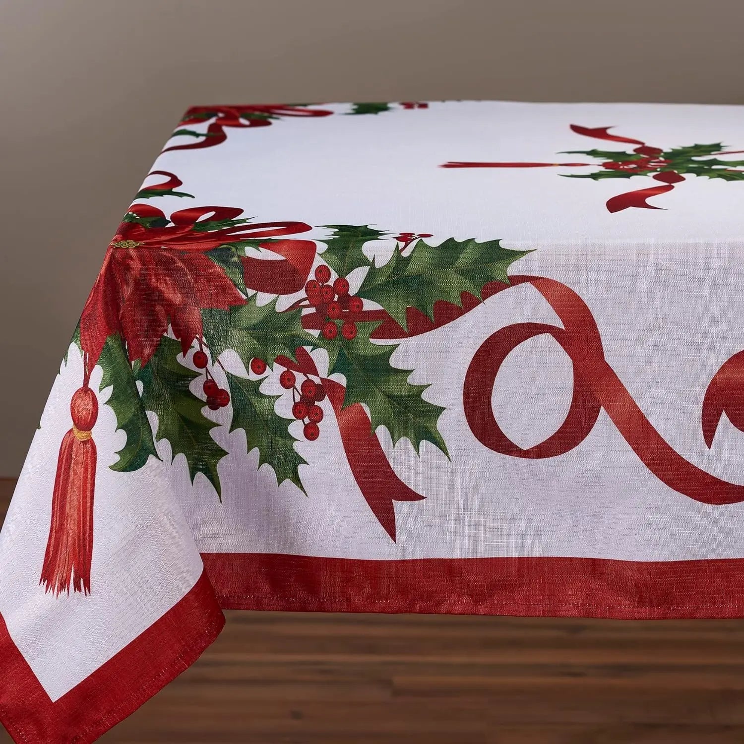 Nappe avec rubans de Noël