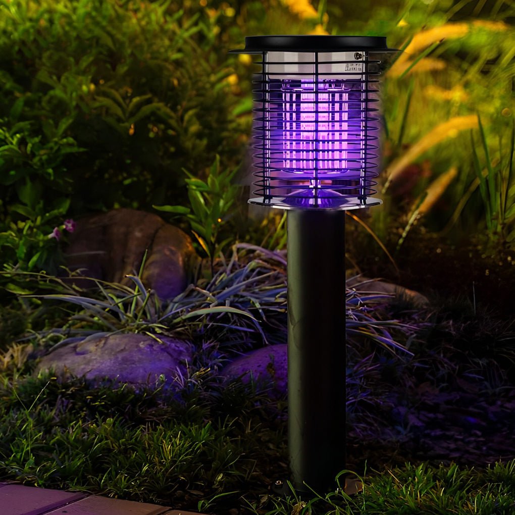 Verbesserte Wasserfeste USB Solarenergie Doppelbeleuchtung Mückenscanner Mit Frequenzvibrationen