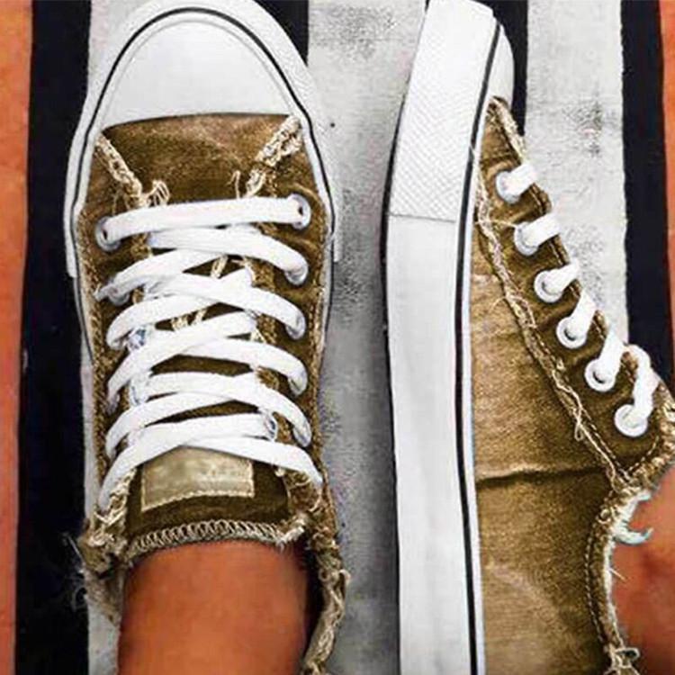 Comelyy Mode Allround-Casual-Flachschuhe aus Canvas