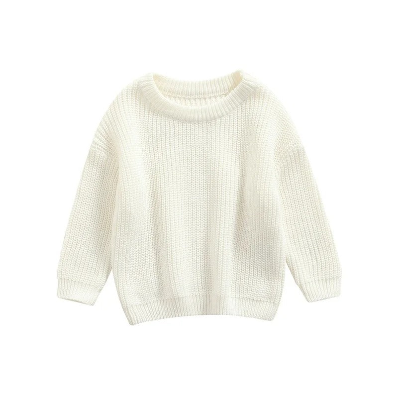 Pull pour enfants en tricot vague