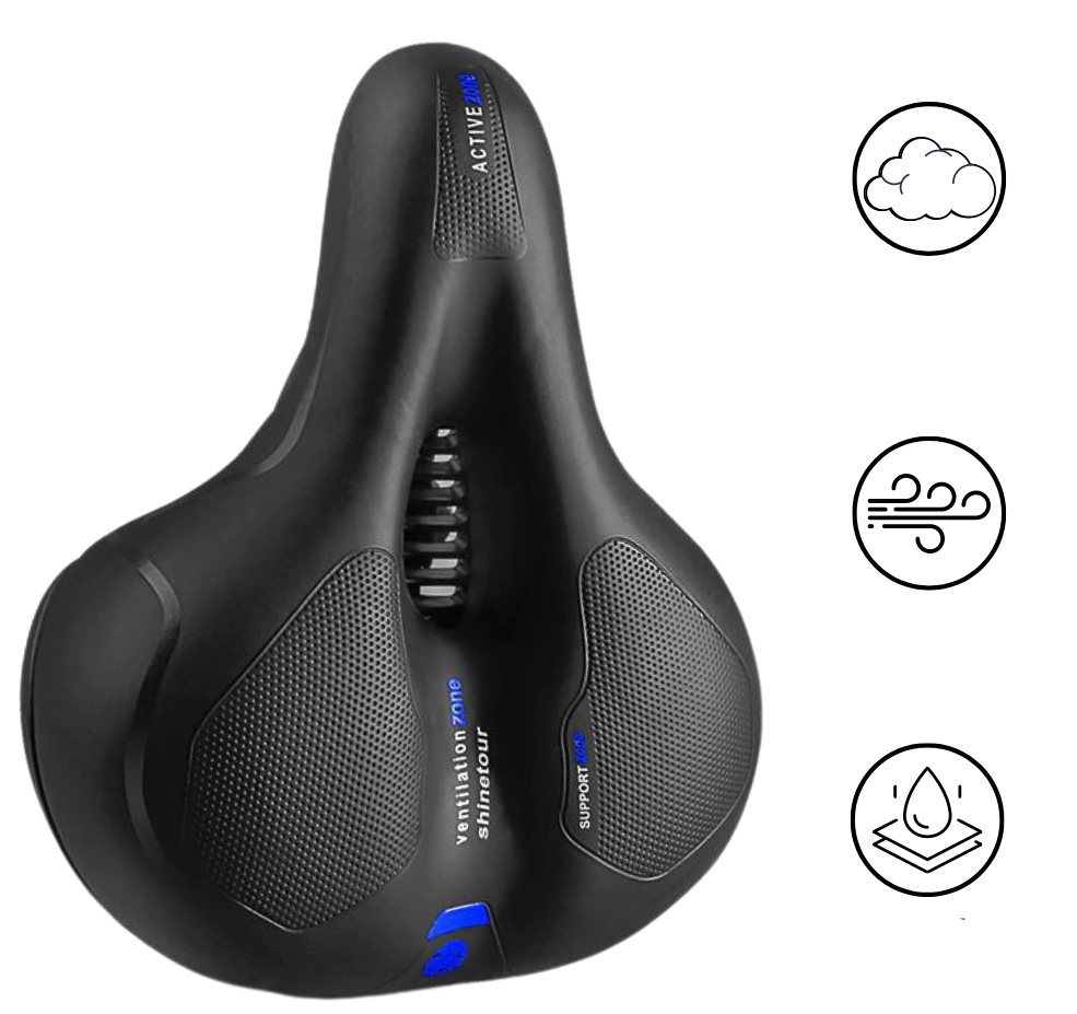 Selle de vélo respirante