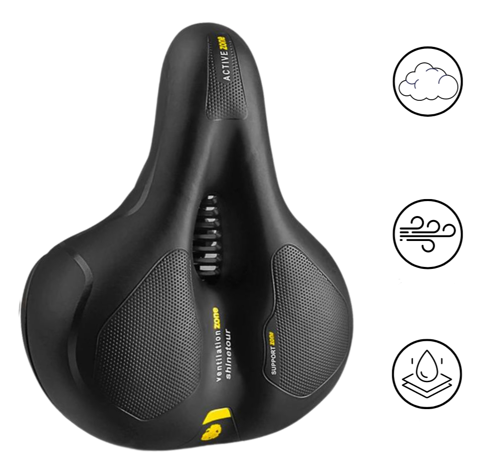 Selle de vélo respirante