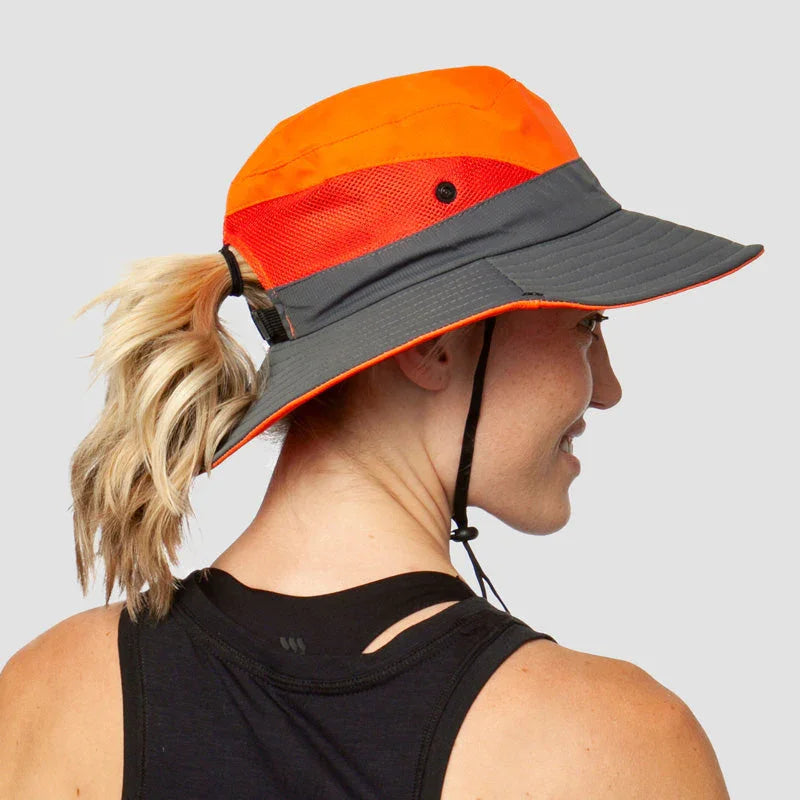 Chapeau de soleil pliable avec protection UV