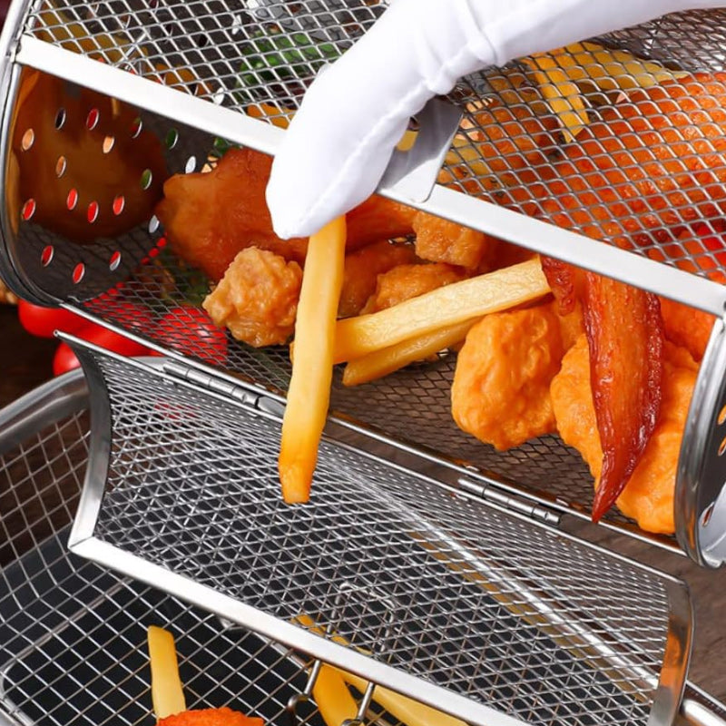 Automatischer Rotierender Grill aus Edelstahl