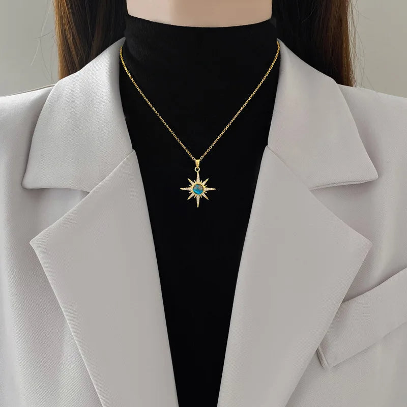 Collier classique avec chaîne de clavicule