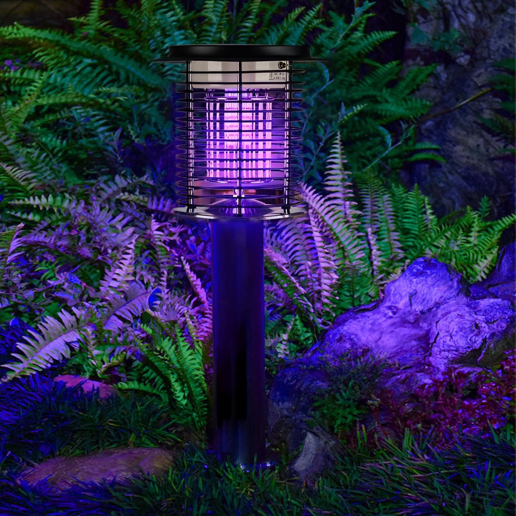 Verbesserte Wasserfeste USB Solarenergie Doppelbeleuchtung Mückenscanner Mit Frequenzvibrationen