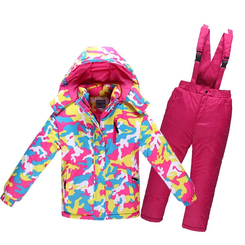 Costume d'hiver coupe-vent pour enfants