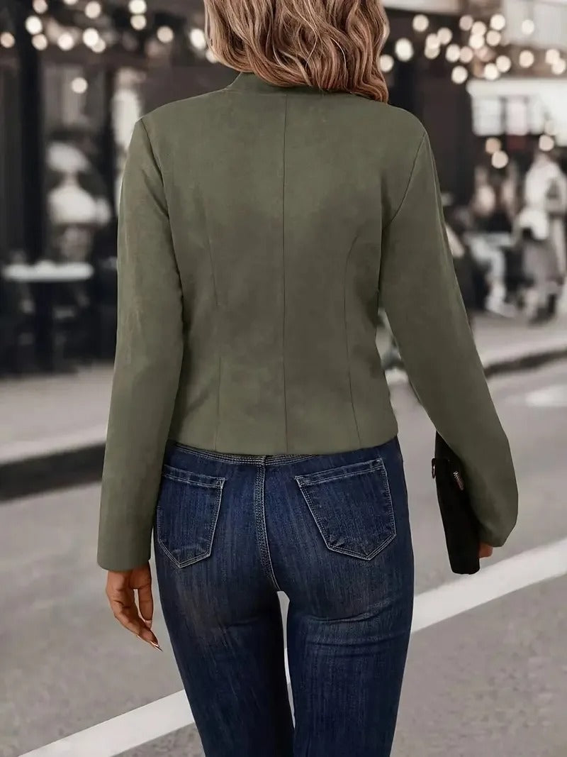 Zufia – Zweireihiger kleiner Blazer
