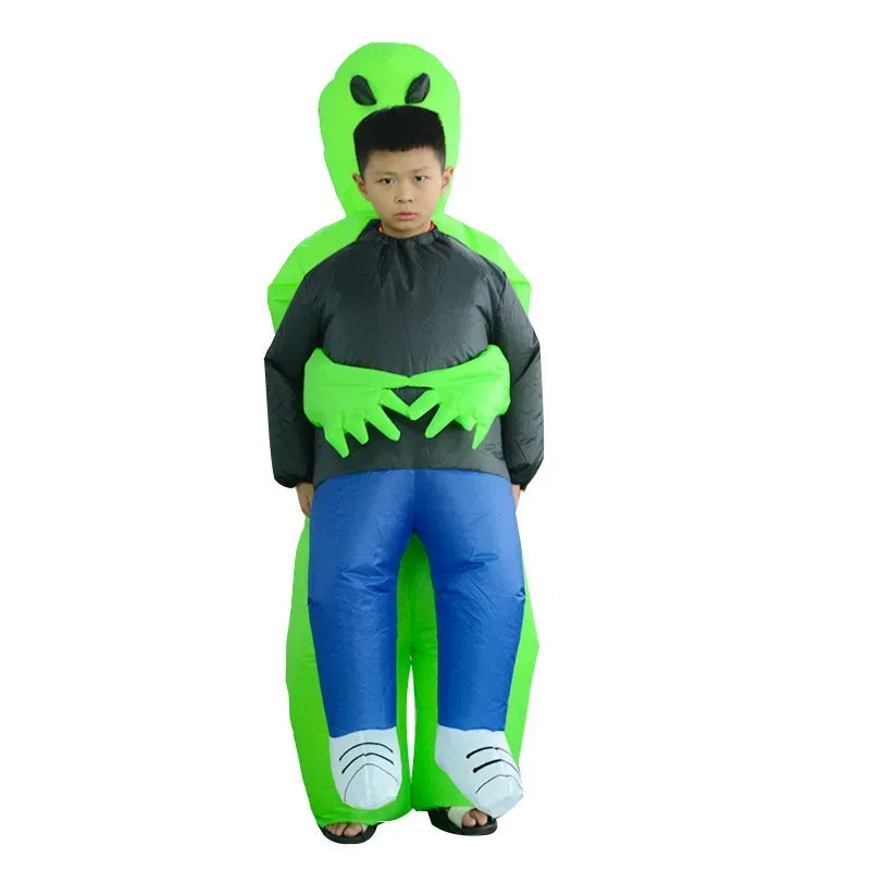 Costume gonflable étranger pour les enfants et les adultes