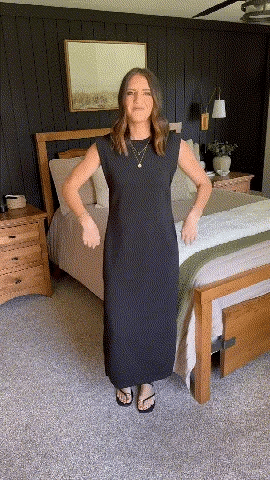 Damara – Maxikleid mit Taschen & seitlichem Schlitz für stilvolle Sommertage