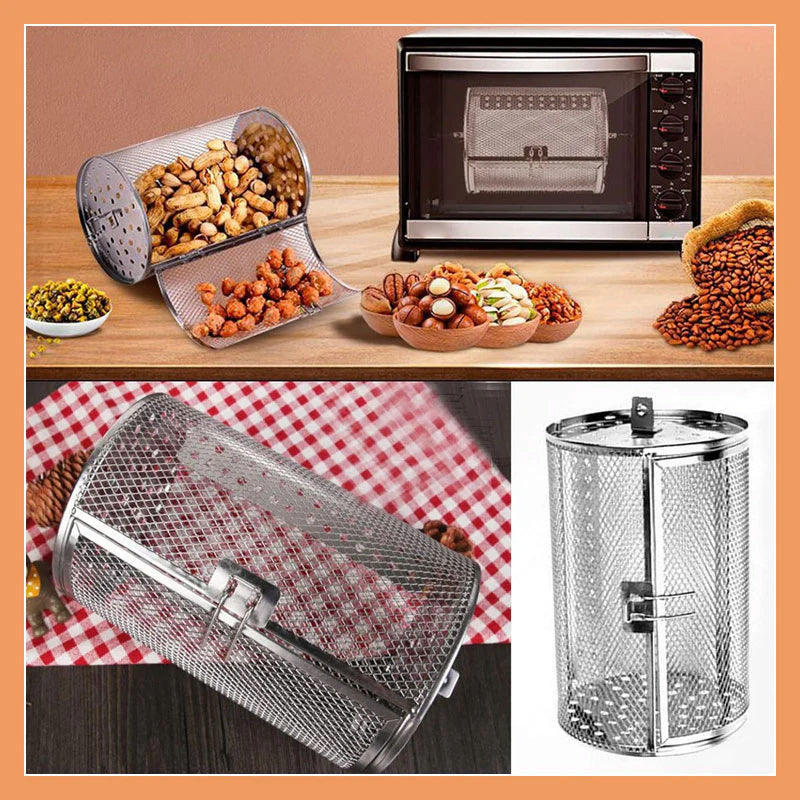Automatischer Rotierender Grill aus Edelstahl