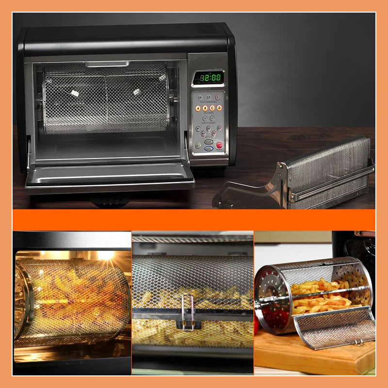 Automatischer Rotierender Grill aus Edelstahl