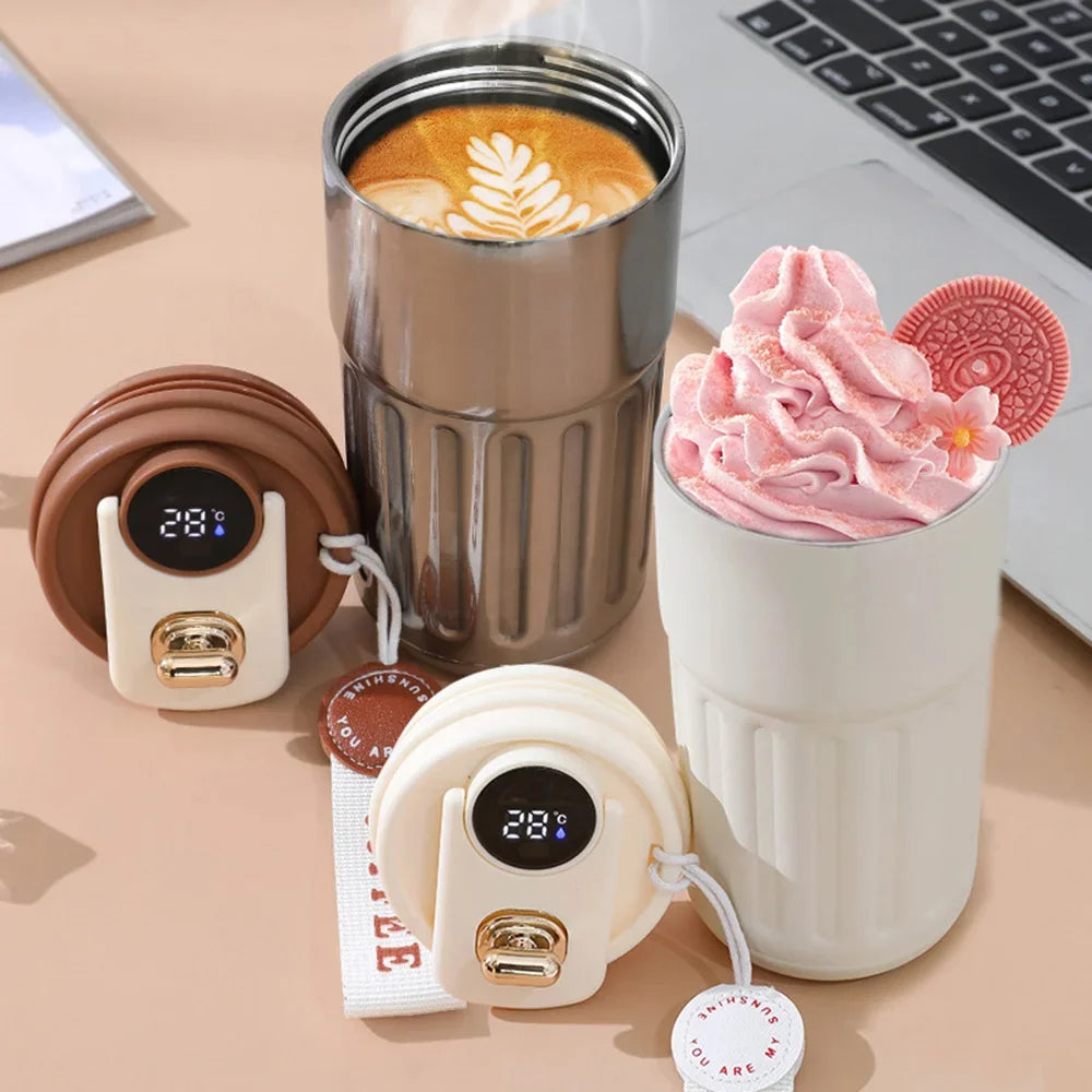 Bouteille thermos numérique