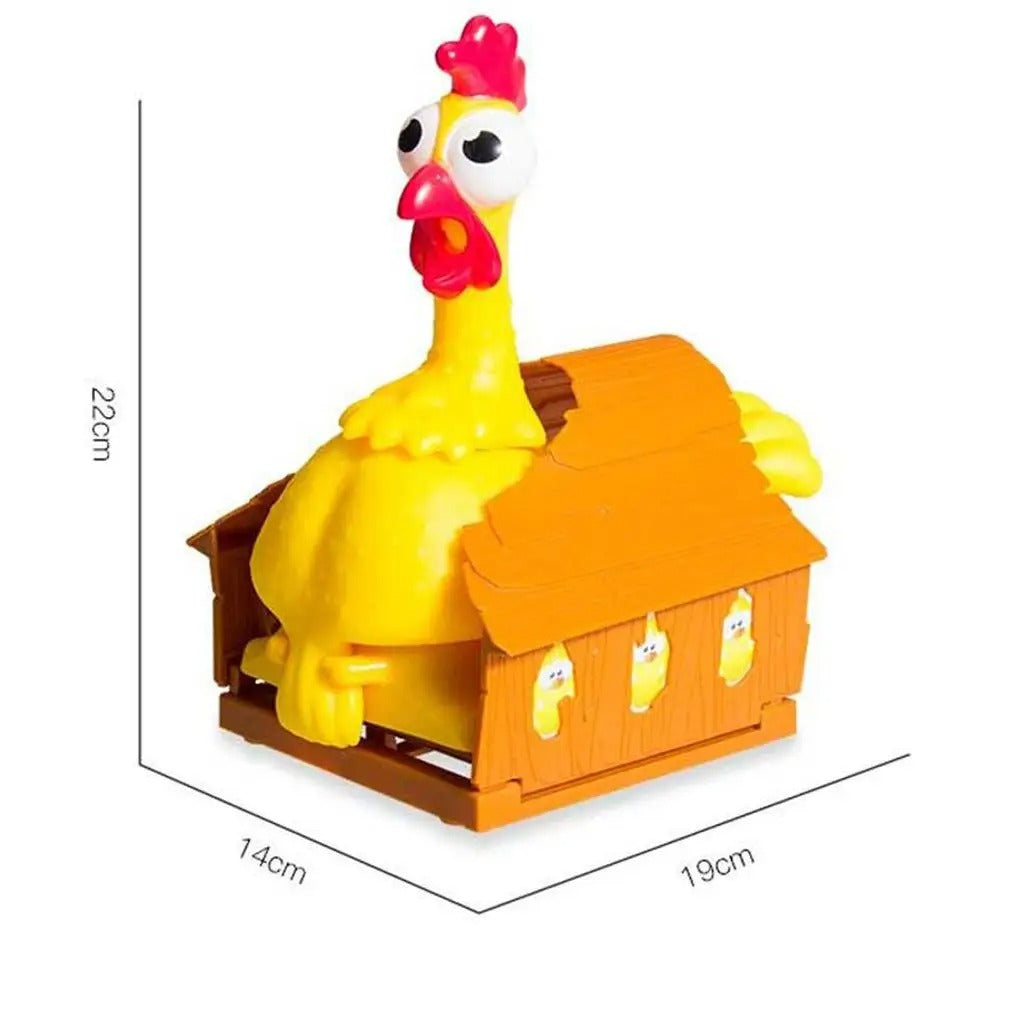 Jeu d'œufs criés au poulet