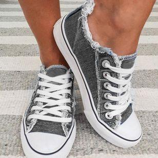 Comelyy Mode Allround-Casual-Flachschuhe aus Canvas