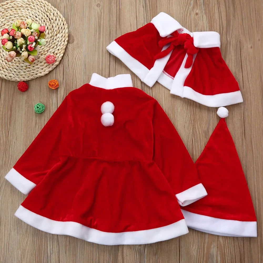 Costume de cosplay des enfants du Père Noël