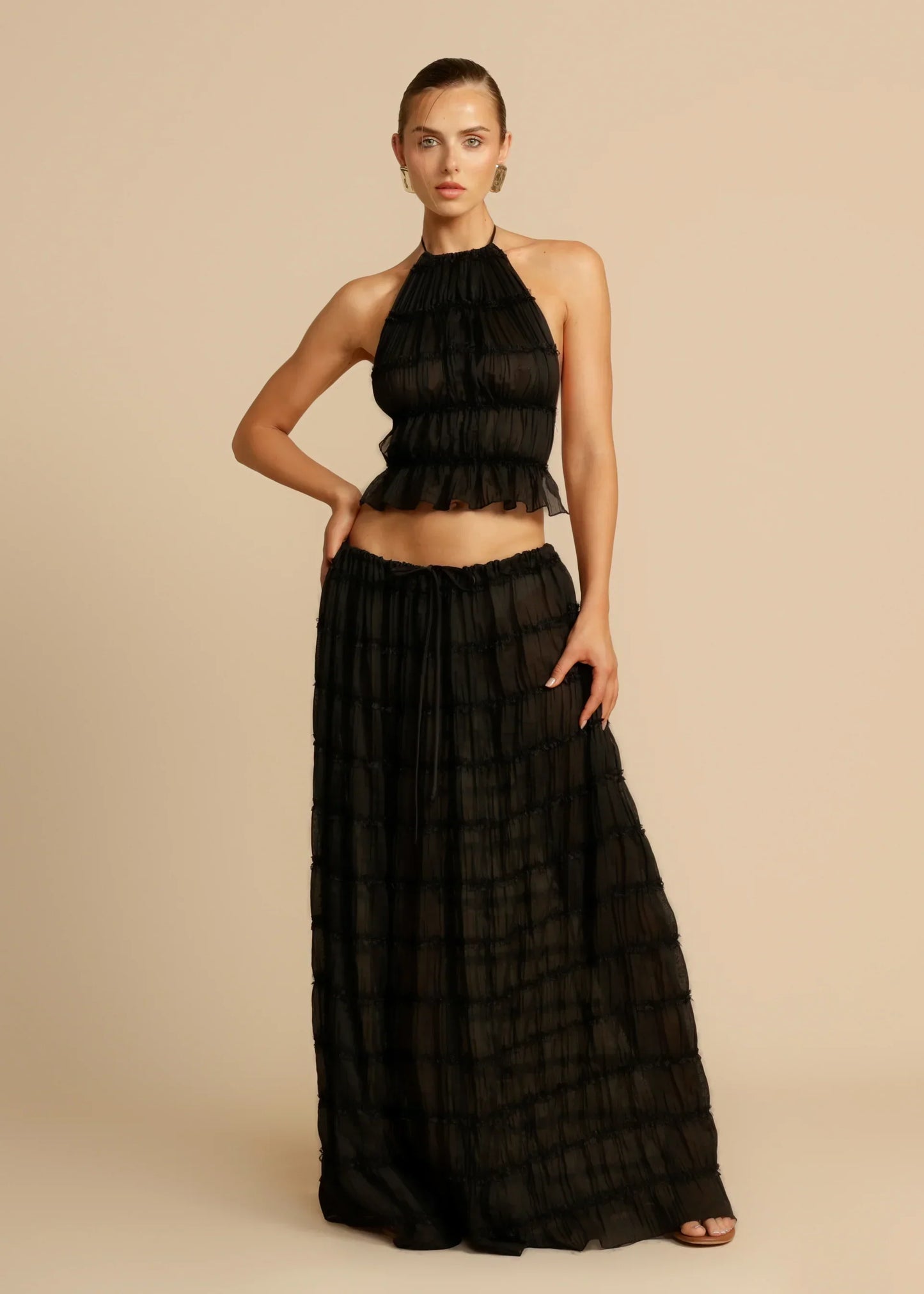 Zweiteiliges Plissee-Set – Stil & Komfort in einem