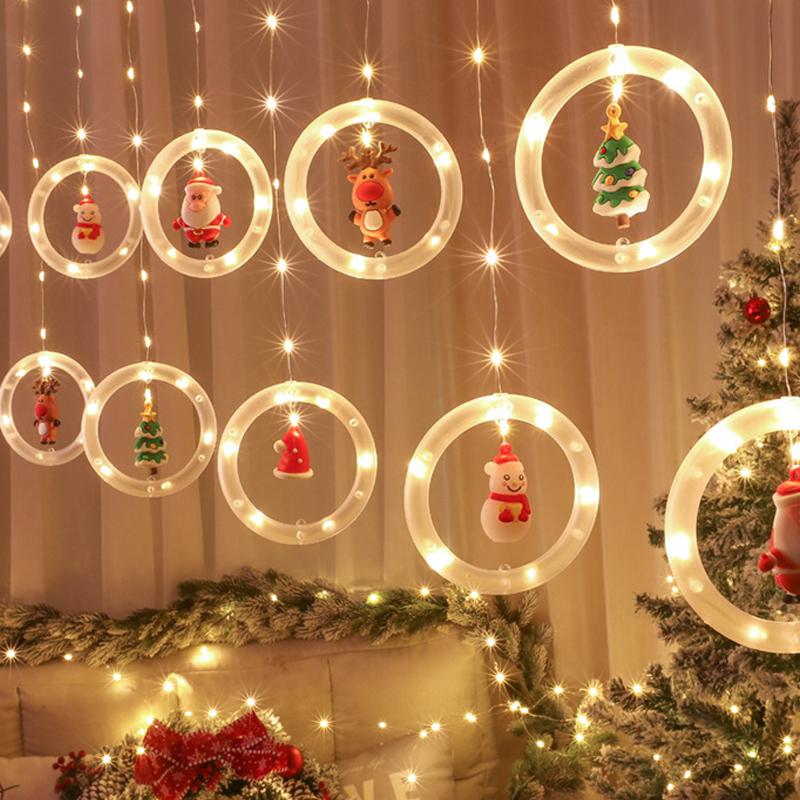 Guirlande lumineuse rideau LED de Noël