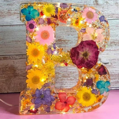 ResinBloom Blüten-Resin-Nachtlicht