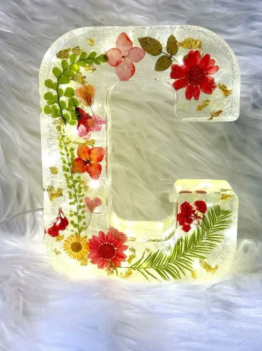 ResinBloom Blüten-Resin-Nachtlicht