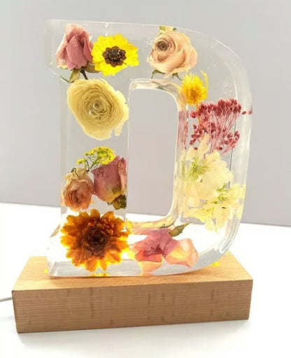 ResinBloom Blüten-Resin-Nachtlicht