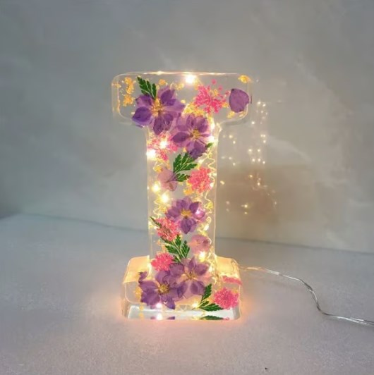 ResinBloom Blüten-Resin-Nachtlicht