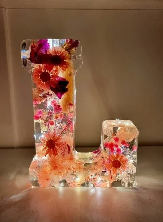 ResinBloom Blüten-Resin-Nachtlicht