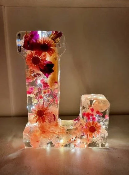 ResinBloom Blüten-Resin-Nachtlicht