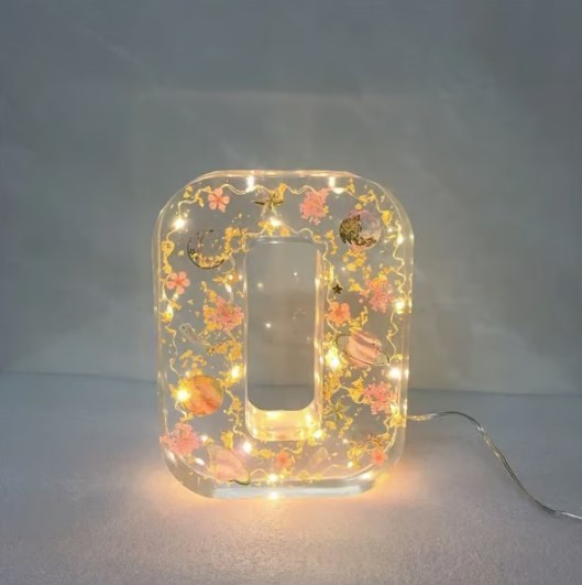 ResinBloom Blüten-Resin-Nachtlicht