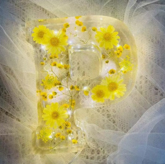 ResinBloom Blüten-Resin-Nachtlicht