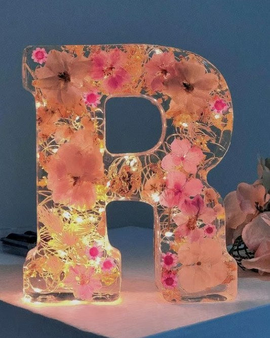 ResinBloom Blüten-Resin-Nachtlicht