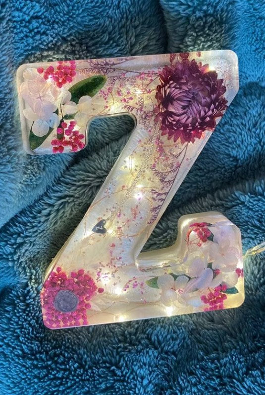 ResinBloom Blüten-Resin-Nachtlicht