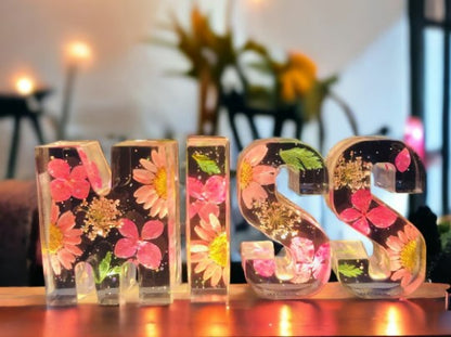 ResinBloom Blüten-Resin-Nachtlicht