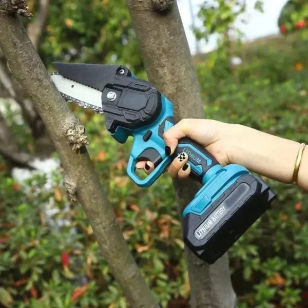 6" Cordless Electric Chainsaw (2 FREE Batteries)