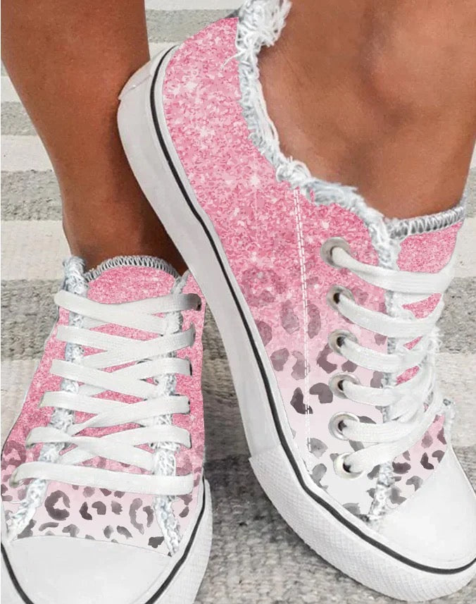 Comelyy Mode Allround-Casual-Flachschuhe aus Canvas