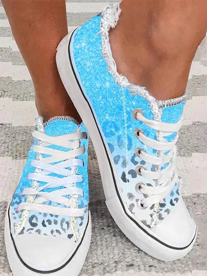 Comelyy Mode Allround-Casual-Flachschuhe aus Canvas